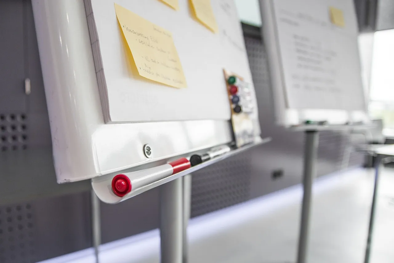 Projekt-Kickoff mit Whiteboard